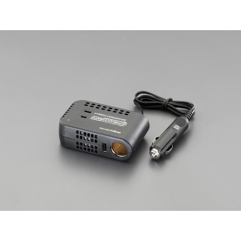 エスコ EA812JK-16 DC24V→DC12V/AC100V/2.5Aコンバーター 1個（ご注文単位1個）【直送品】