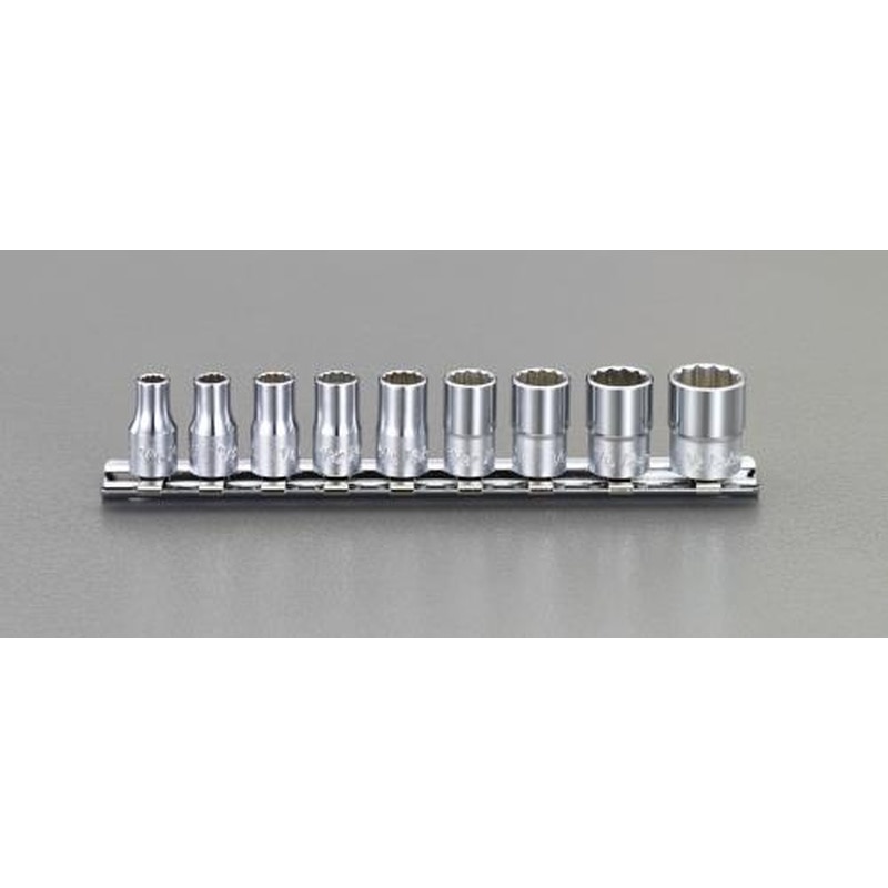 エスコ EA618-11 1/4”DRソケットセット 1個（ご注文単位1個）【直送品】