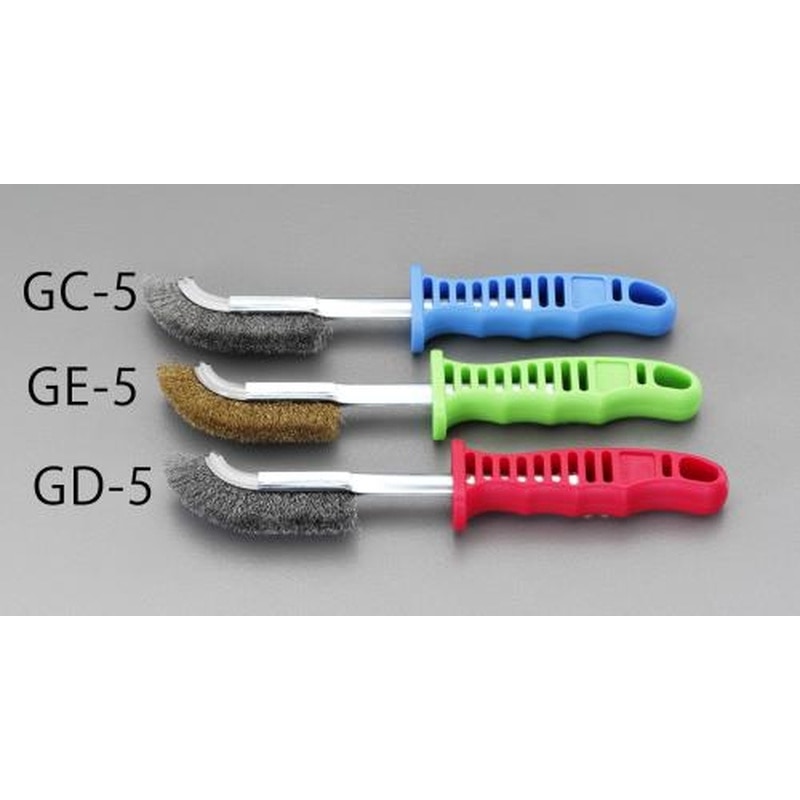 エスコ EA109GC-5 225mmワイヤーブラシ(ステンレス製/グリップ付) 1個（ご注文単位1個）【直送品】