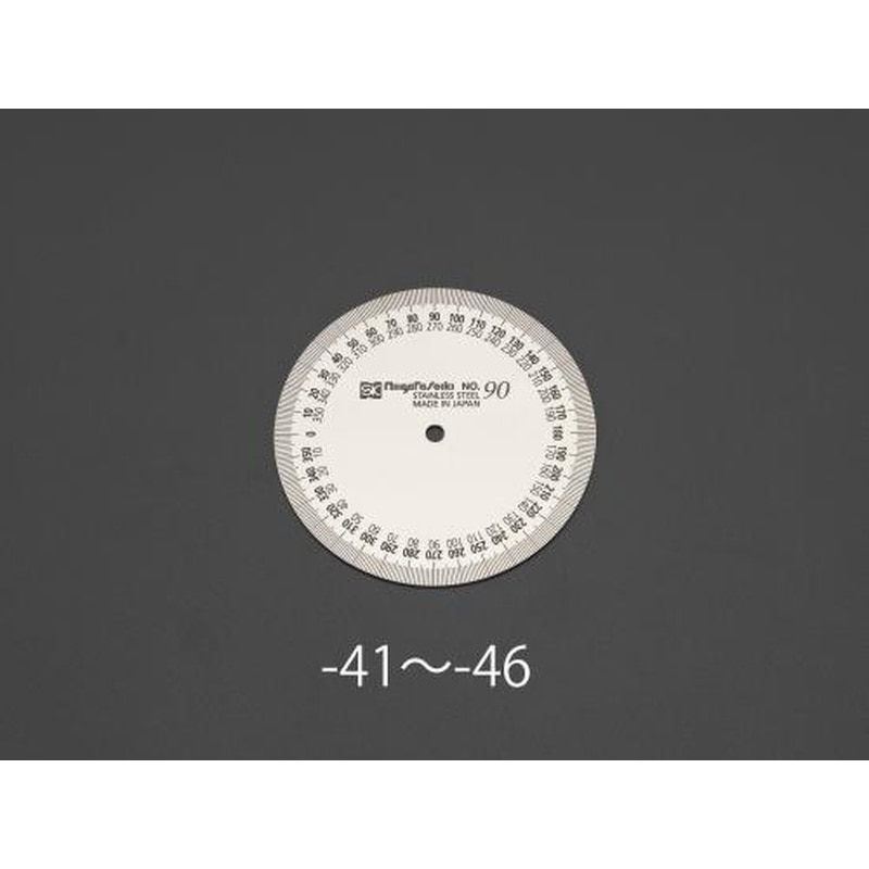 エスコ EA720WS-43 150mmプロトラクター(丸形) 1個（ご注文単位1個）【直送品】