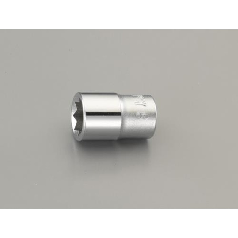 エスコ EA618AL-8 1/4”DRx8mmソケット(二重4角) 1個（ご注文単位1個）【直送品】