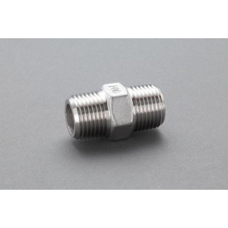 エスコ EA469AH-4A R1/2”ニップル(ステンレス製) 1個(ご注文単位1個)【直送品】