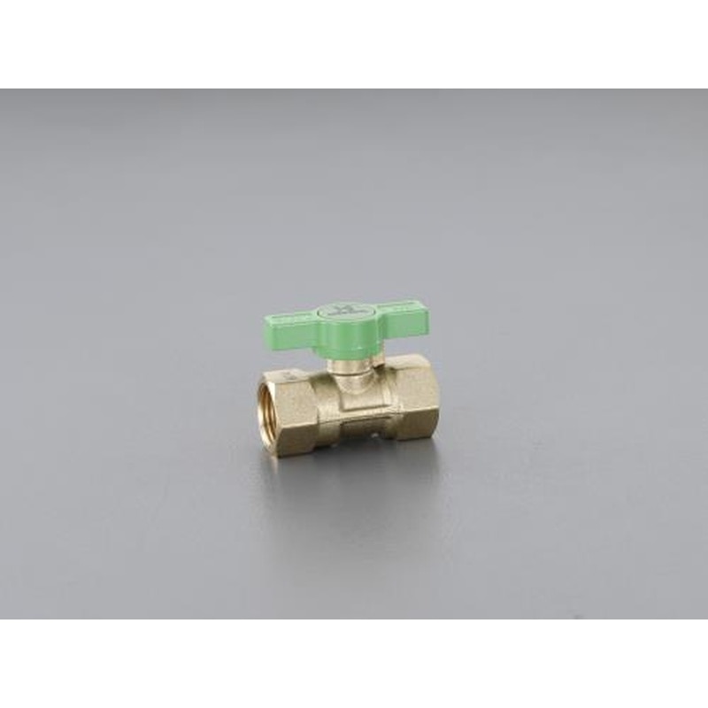 エスコ EA470GD-3 Rc3/8”ボールバルブ(真鍮製) 1個（ご注文単位1個）【直送品】