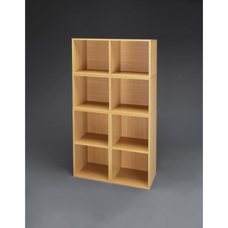 エスコ EA954EF-4 370x300x740mm木製収納棚(連結式/4個) 1個（ご注文単位1個）【直送品】