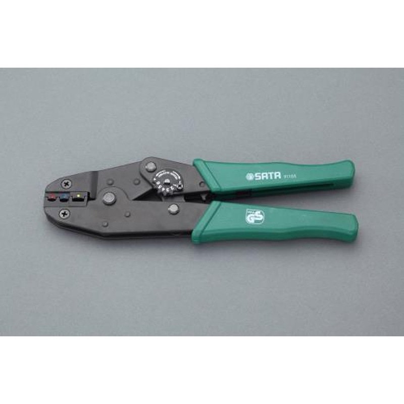 エスコ EA682JC-2 1.5-6mm2圧着ペンチ(絶縁端子用) 1個（ご注文単位1個）【直送品】