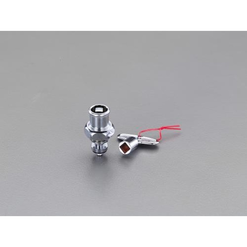 エスコ EA468BR-10 W24-20T共用栓上部(かぎ付) 1個（ご注文単位1個）【直送品】