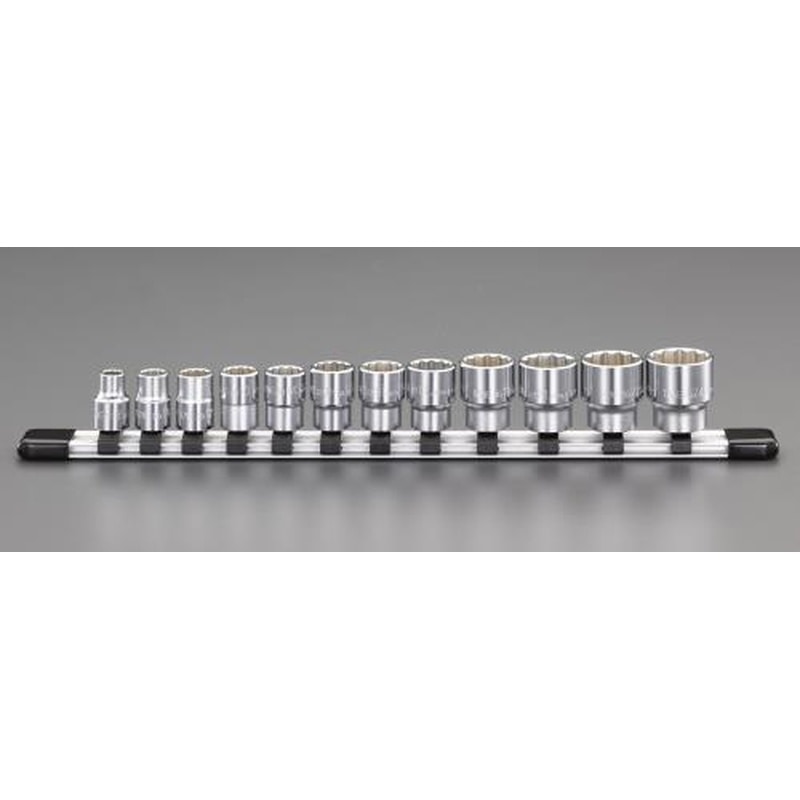 エスコ EA618JJ-1 3/8”DRソケットセット 1個（ご注文単位1個）【直送品】