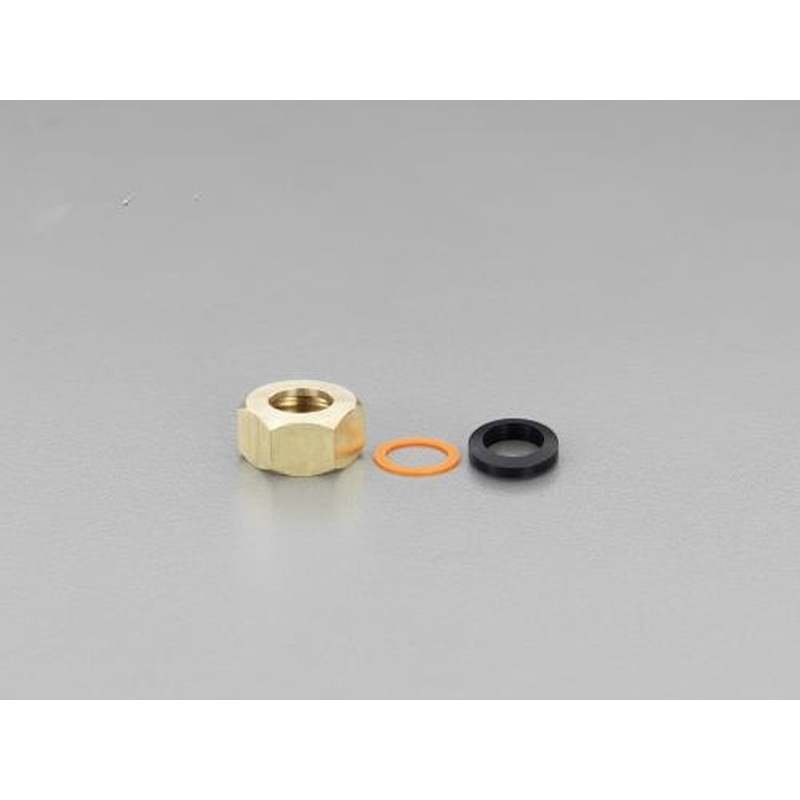 エスコ EA124MC-21 PJ1/2”/13用給水管固定ナットセット 1個(ご注文単位1個)【直送品】