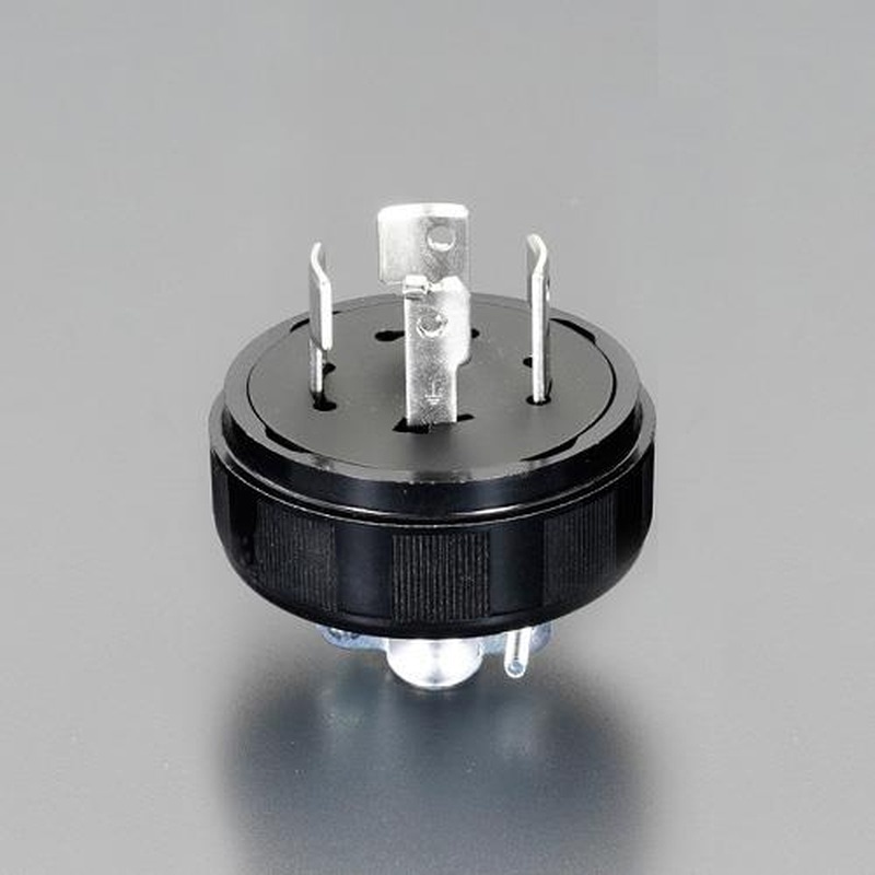 エスコ EA940BZ-122 250V/20A引掛けプラグ(接地3P) 1個(ご注文単位1個)【直送品】