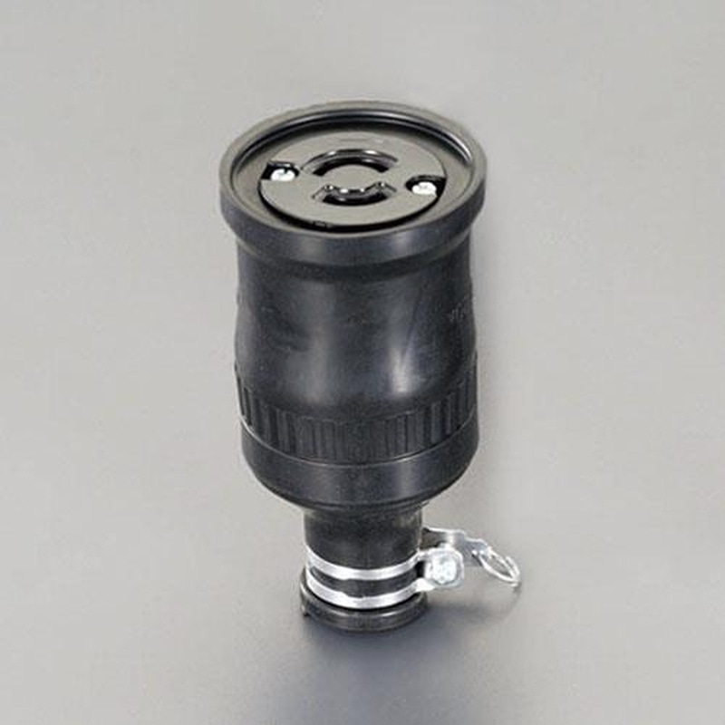 エスコ EA940BZ-131 250V/20A防水型引掛けコネクター(2P) 1個(ご注文単位1個)【直送品】