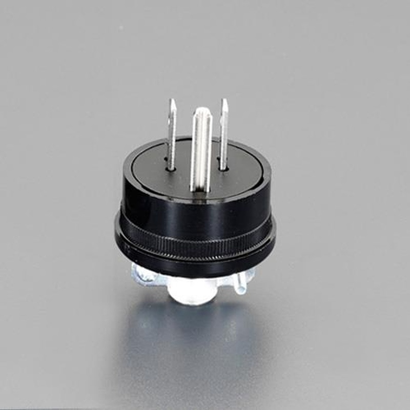 エスコ EA940BZ-13 125V/15Aプラグ(接地2P) 1個(ご注文単位1個)【直送品】