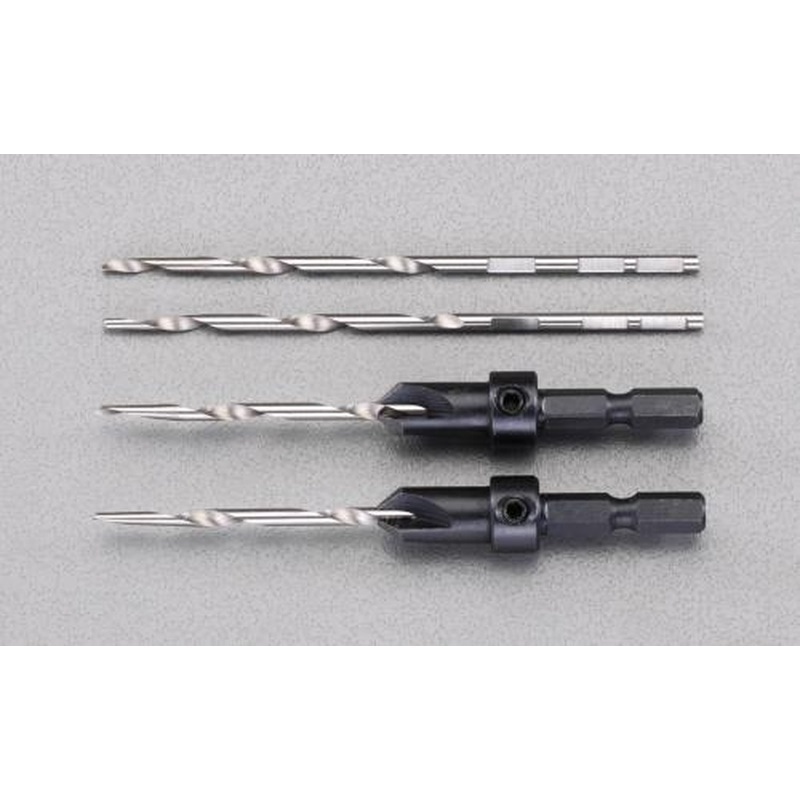 エスコ EA824DN-10 3.0mm/9.4mm下穴・座堀ドリル(六角軸) 1個（ご注文単位1個）【直送品】