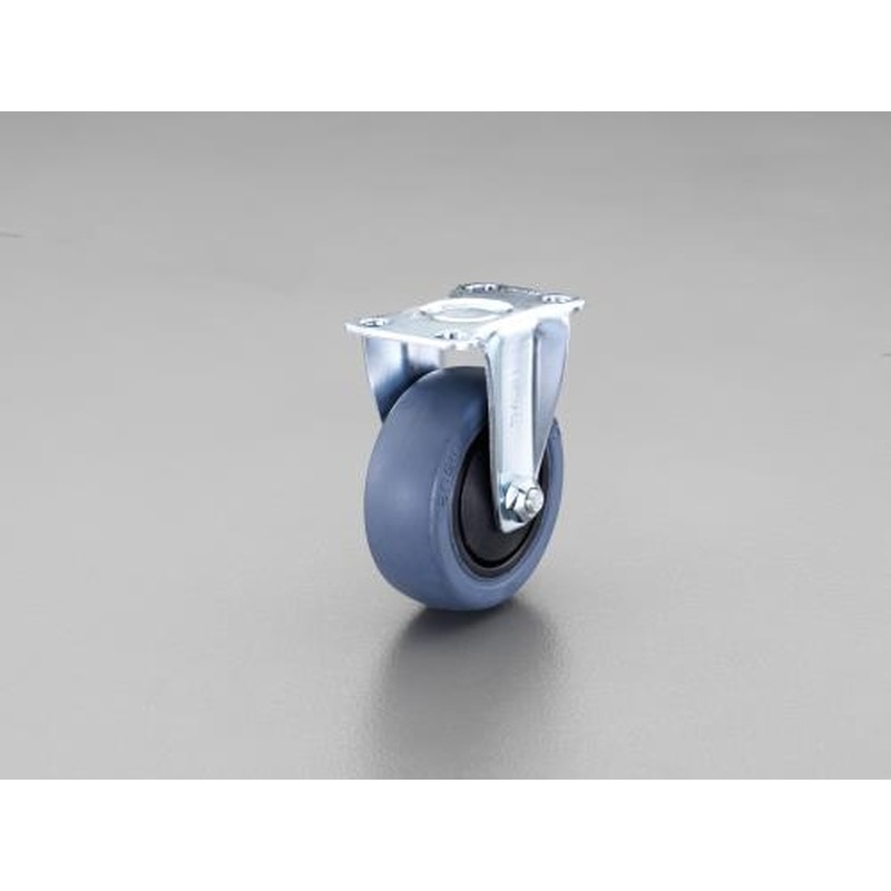 エスコ EA986PT-141 75mmキャスター(固定金具・微音タイプ) 1個（ご注文単位1個）【直送品】