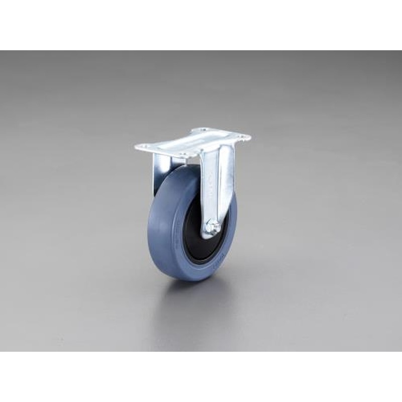 エスコ EA986PT-171 100mmキャスター(固定金具・微音タイプ) 1個（ご注文単位1個）【直送品】