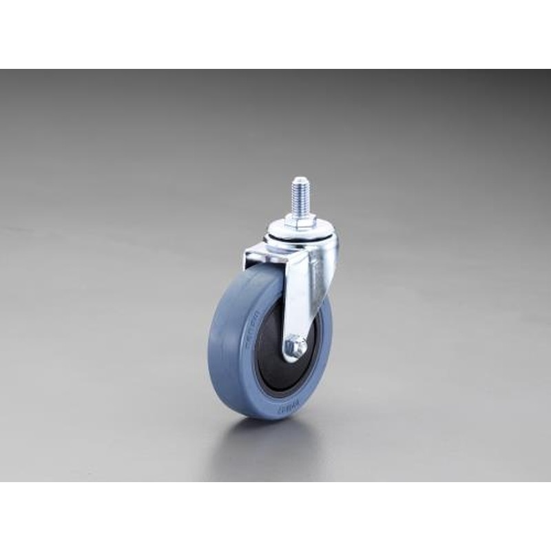 エスコ EA986PT-181 75mmキャスター(自在金具・微音・ねじ付) 1個（ご注文単位1個）【直送品】