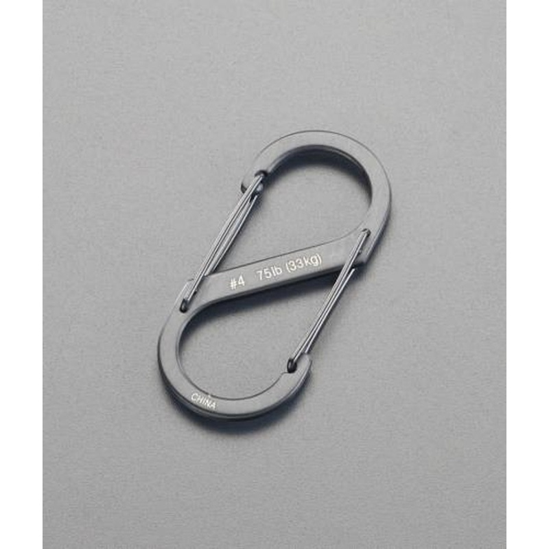 エスコ EA638AD-72 50x22mmSカンスナップ(ステンレス製/ブラック) 1個（ご注文単位1個）【直送品】