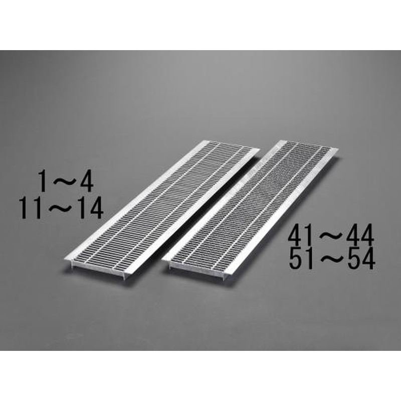 エスコ EA951TB-42 200x997mm/2t車グレーチング(U字溝/ノンスリップ細目 1個（ご注文単位1個）【直送品】