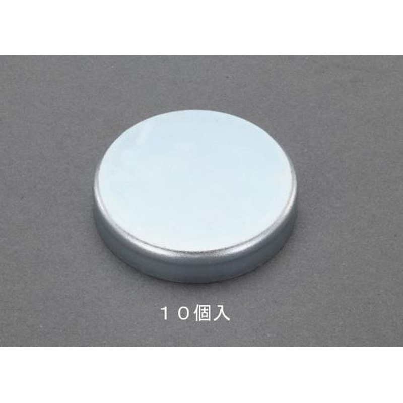 エスコ EA781EH-4 φ20x6.0mm/30N強力マグネット(10個) 1個（ご注文単位1個）【直送品】