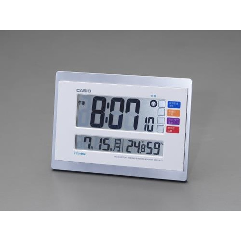 エスコ EA798CB-40 185x260x23mm［電波]掛時計 1個（ご注文単位1個）【直送品】