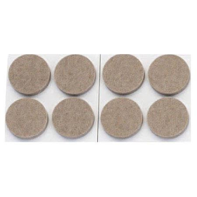 エスコ EA979AB-11 φ22x4mm硬質フェルト(粘着付/8個) 1個（ご注文単位1個）【直送品】