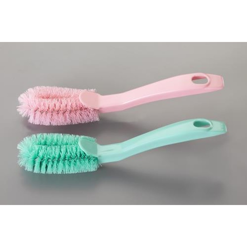 エスコ EA928CB-5 220mm柄付たわし(PP製/2本) 1個（ご注文単位1個）【直送品】