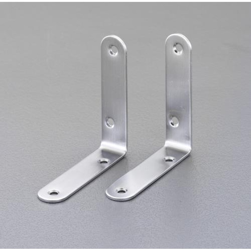 エスコ EA951EF-575 75x75x18mm金折(ステンレス製/2個) 1個(ご注文単位1個)【直送品】