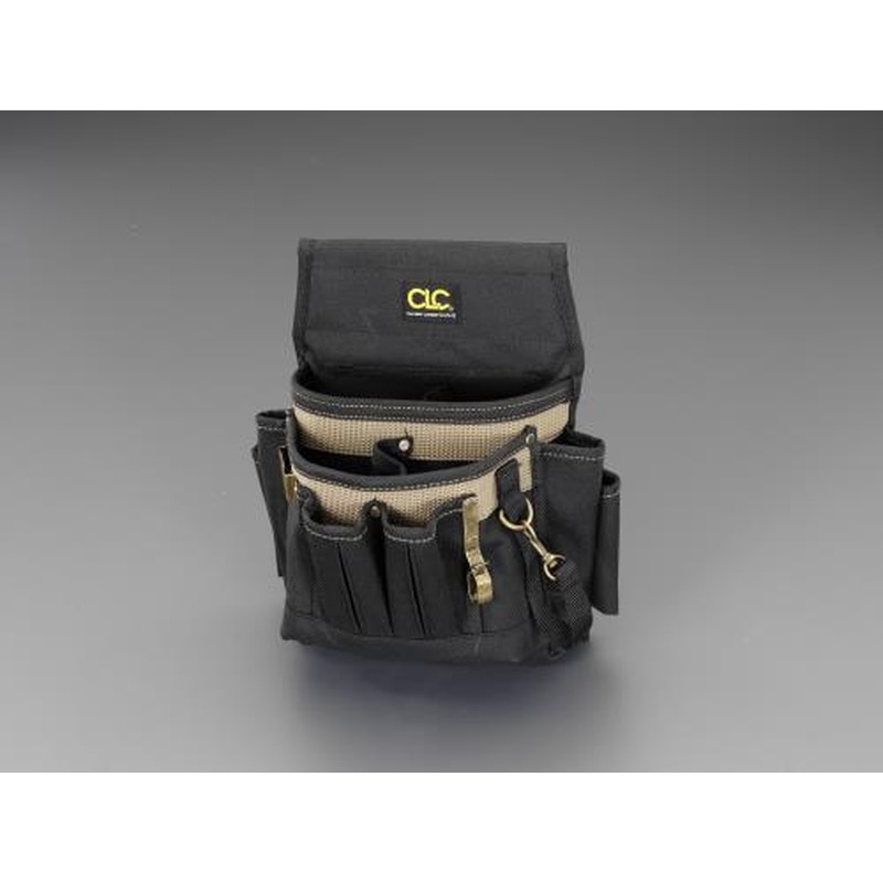 エスコ EA925CA-8 200x100x270mmツールポーチ(10ポケット) 1個(ご注文単位1個)【直送品】