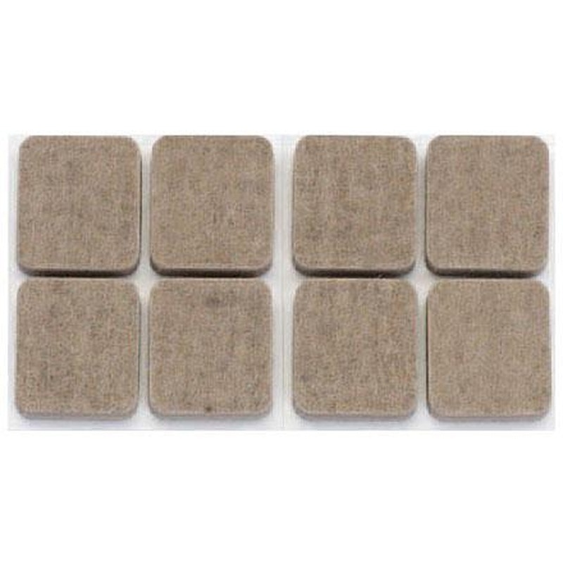 エスコ EA979AB-16 25x29x4mm硬質フェルト(粘着付/8個) 1個（ご注文単位1個）【直送品】