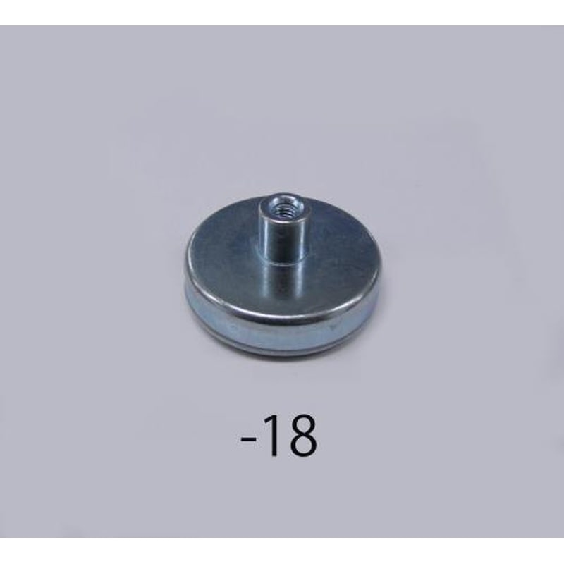 エスコ EA781EH-18 φ40x8.0mm/M5x0.8/125Nマグネット(5個) 1個（ご注文単位1個）【直送品】