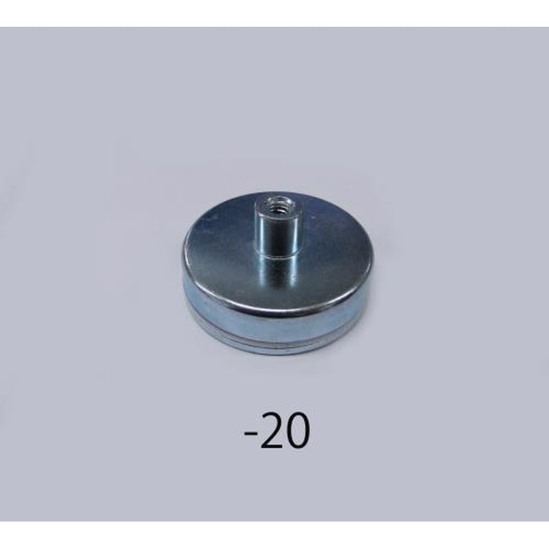 エスコ EA781EH-20 φ50x10mm/M6x1.0/220N強力マグネット 1個（ご注文単位1個）【直送品】