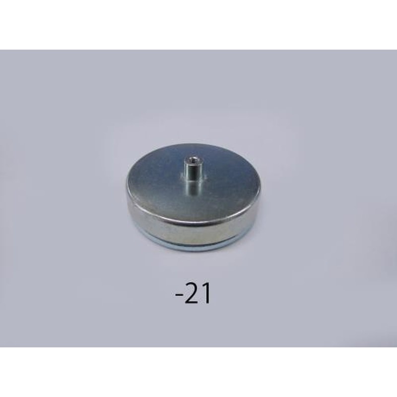 エスコ EA781EH-21 φ57x10mm/M4x0.7/280N強力マグネット 1個（ご注文単位1個）【直送品】