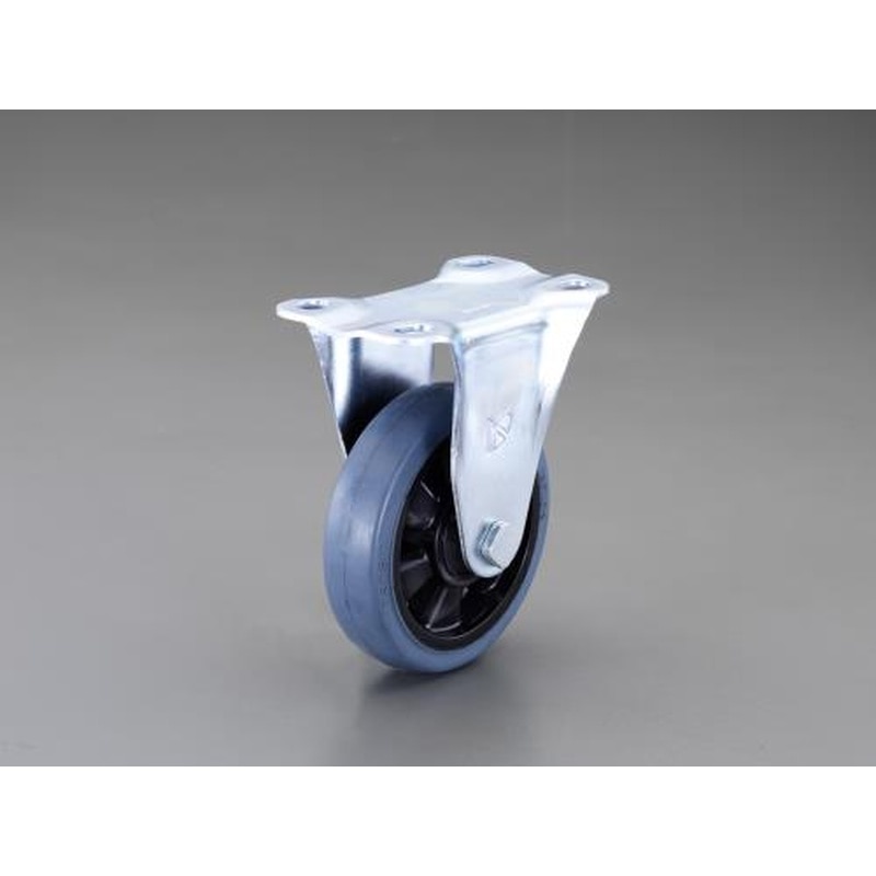 エスコ EA986PT-151 125mmキャスター(固定金具・微音タイプ) 1個（ご注文単位1個）【直送品】