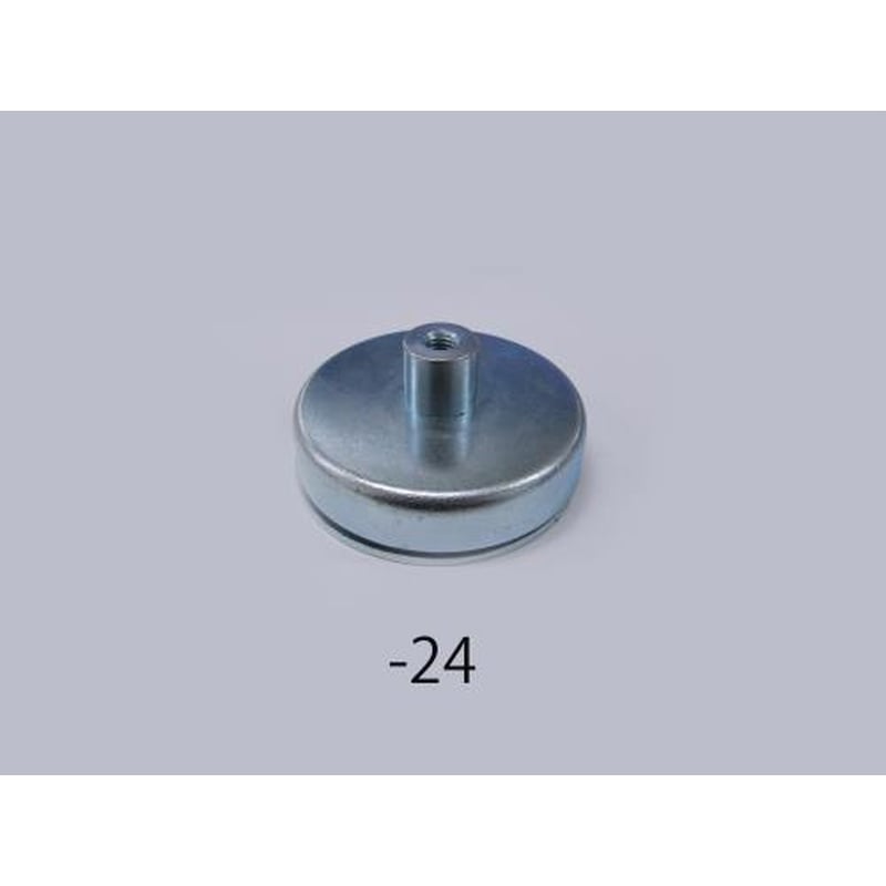 エスコ EA781EH-24 φ90x20mm/M10x1.5/700N強力マグネット 1個（ご注文単位1個）【直送品】