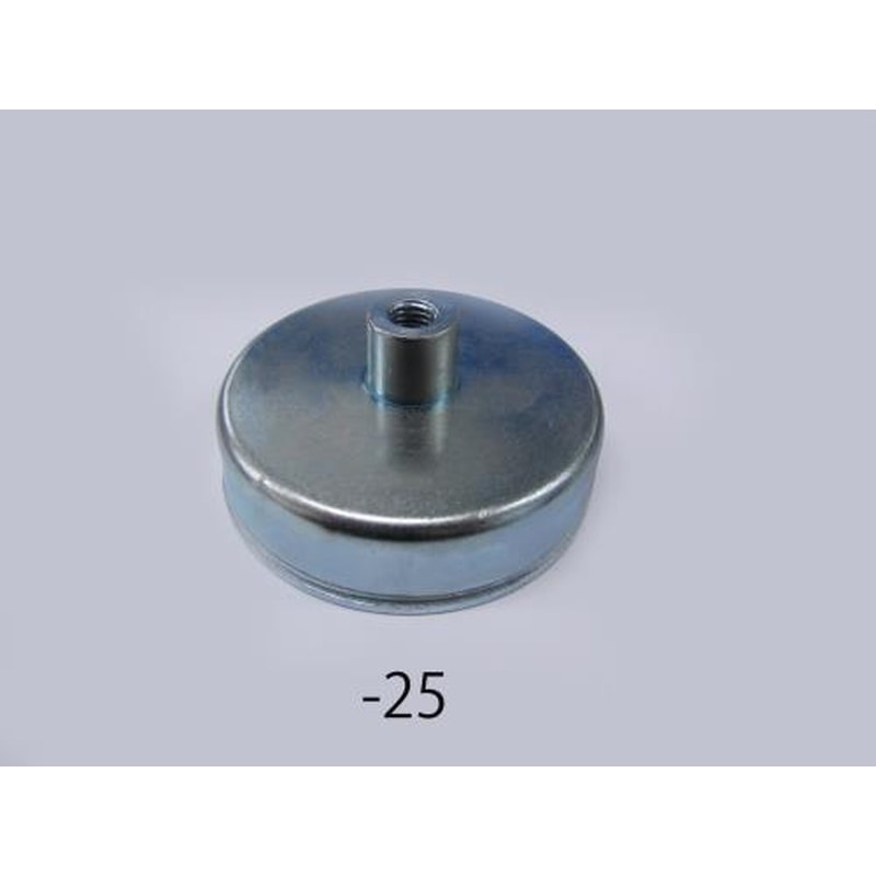 エスコ EA781EH-25 φ100x22mm/M12x1.75/900N強力マグネット 1個（ご注文単位1個）【直送品】