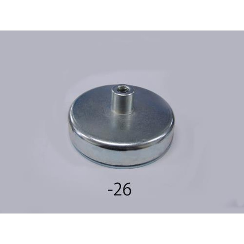エスコ EA781EH-26 φ125x26mm/M14x2.0/1300N強力マグネット 1個（ご注文単位1個）【直送品】