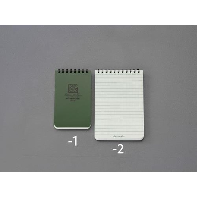 エスコ EA762GC-2 101x152mm防水メモ帳 1個（ご注文単位1個）【直送品】