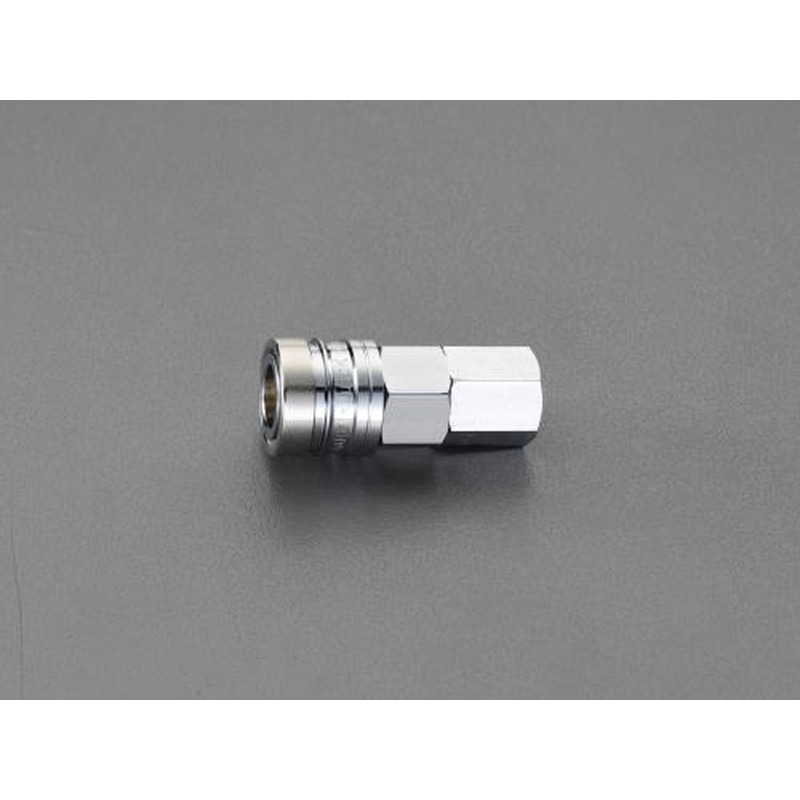 エスコ EA140DW-4 Rc1/2”雌ねじソケット(ワンプッシュ/ロックガード付) 1個(ご注文単位1個)【直送品】