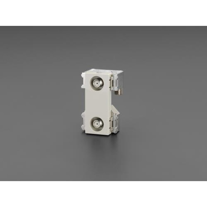 エスコ EA940CE-153 テレビコンセント(送り配線用/2端子) 1個（ご注文単位1個）【直送品】