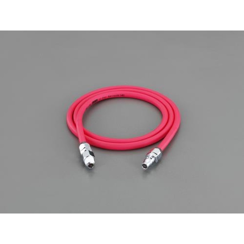 エスコ EA125EF-6.5 6.5/10.0mmx1.5mエアーホース(スイベル金具付・PVC) 1個（ご注文単位1個）【直送品】