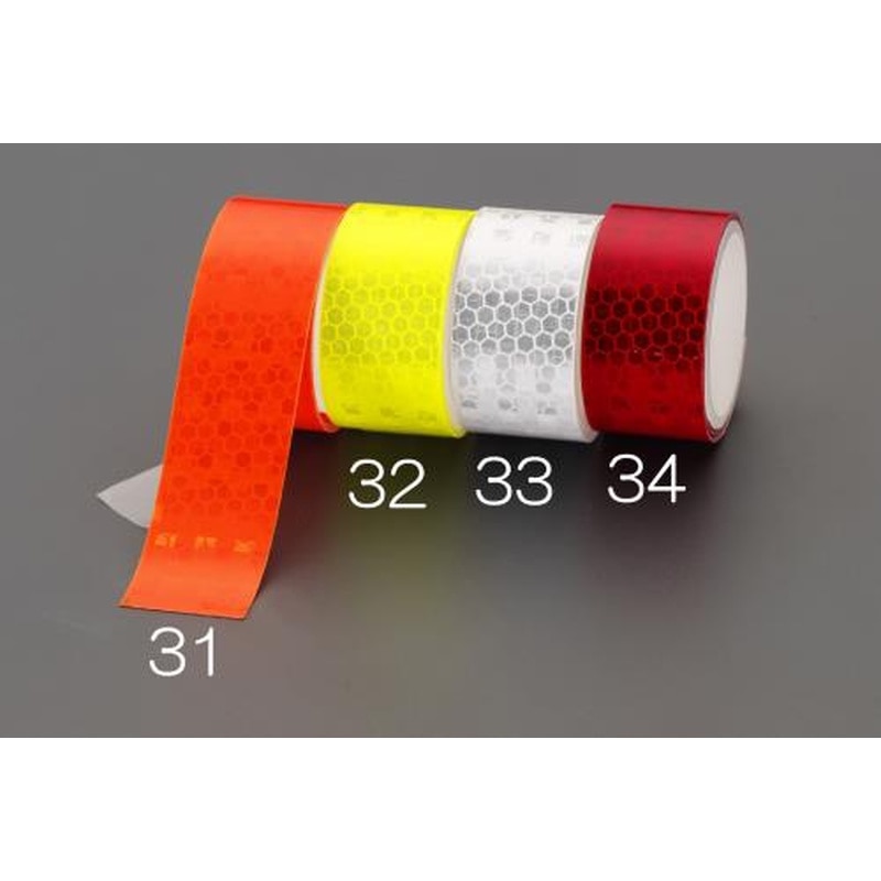 エスコ EA983GR-33 25mmx0.6m反射テープ(シルバー) 1個（ご注文単位1個）【直送品】