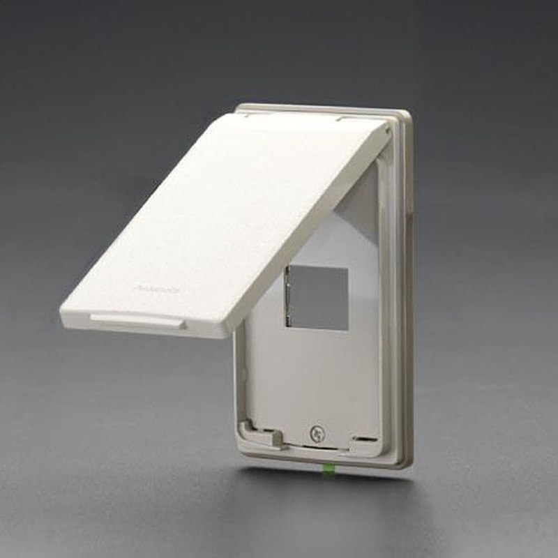 エスコ EA940CE-231 防滴型プレート(1個用) 1個(ご注文単位1個)【直送品】