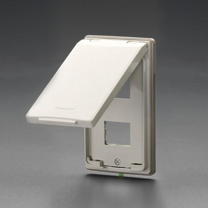 エスコ EA940CE-232 防滴型プレート(2個用) 1個(ご注文単位1個)【直送品】