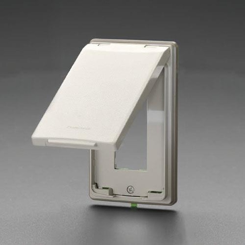 エスコ EA940CE-233 防滴型プレート(3個用) 1個(ご注文単位1個)【直送品】