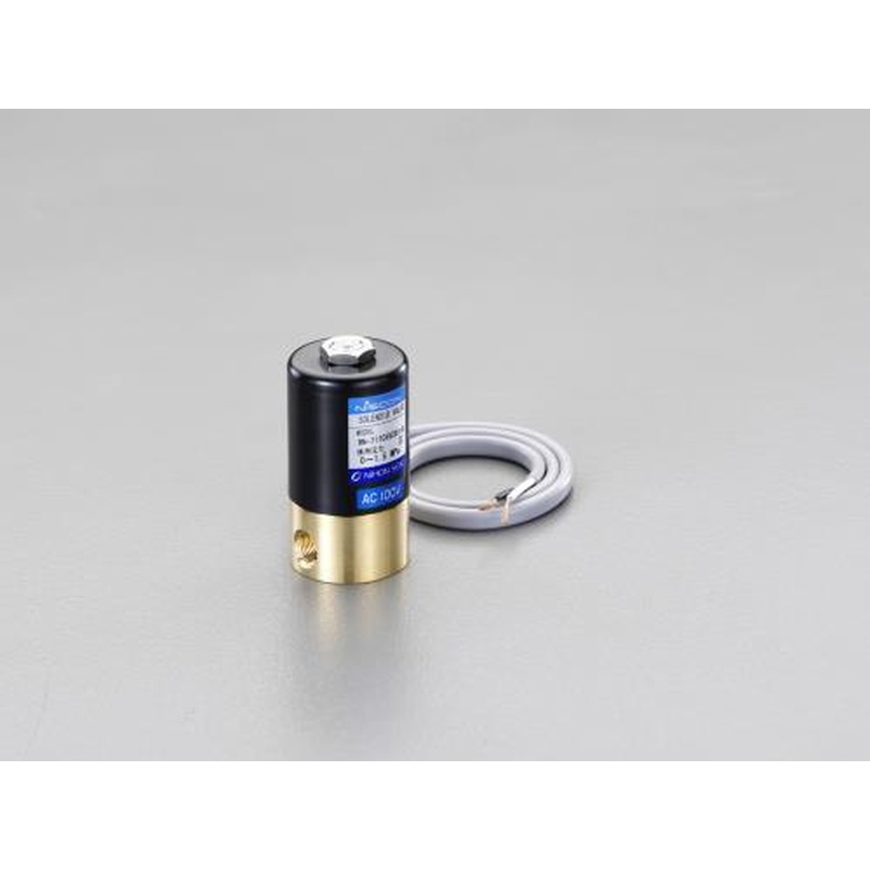 エスコ EA153EA-101 AC100V/Rc1/8”2方向電磁弁 1個（ご注文単位1個）【直送品】