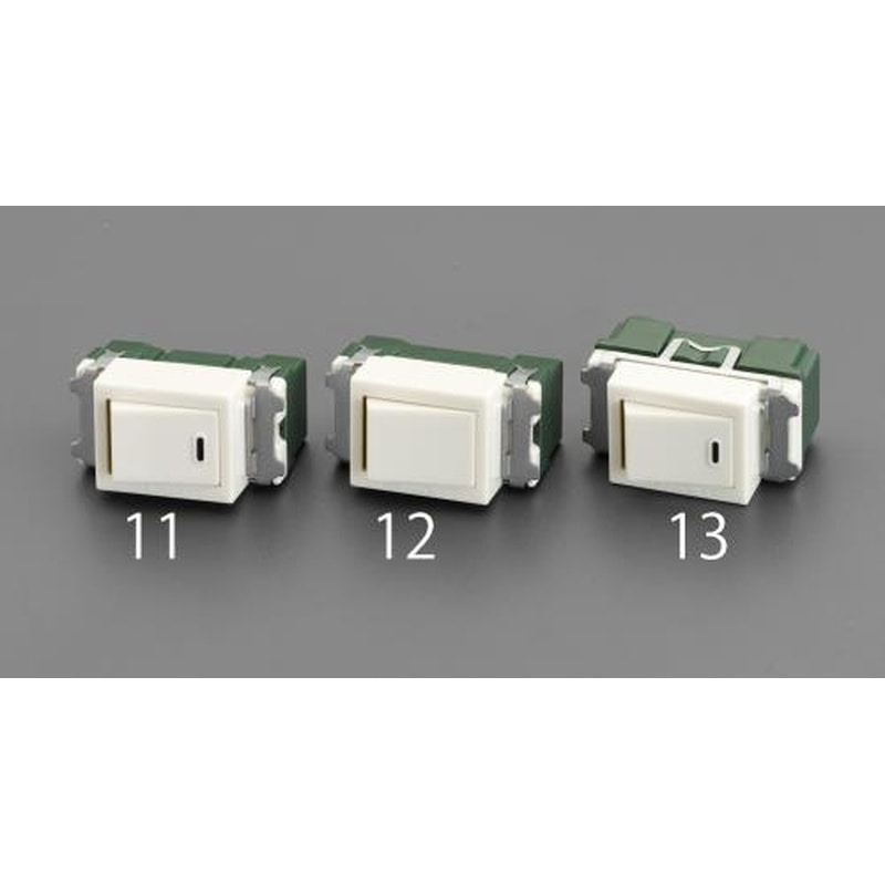 エスコ EA940CE-13 300V/15A埋込スイッチ(両切) 1個（ご注文単位1個）【直送品】