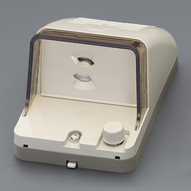 エスコ EA940CG-21 100V/15A防水コンセント(抜止1個) 1個(ご注文単位1個)【直送品】