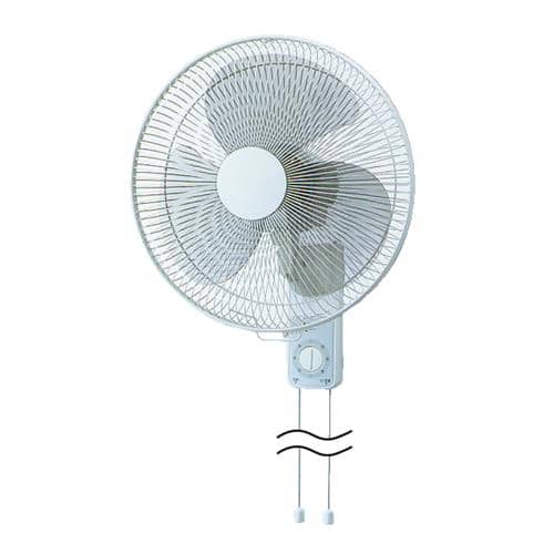 エスコ EA763F-23 AC100V/69W/40cm 扇風機(壁掛式/首振り) 1台 （ご注文単位1台）【直送品】