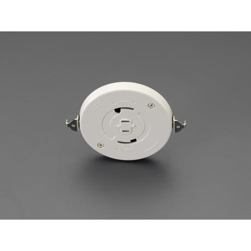 エスコ EA940CE-142 125V/6A引掛埋込ローゼット(コンセント付) 1個(ご注文単位1個)【直送品】
