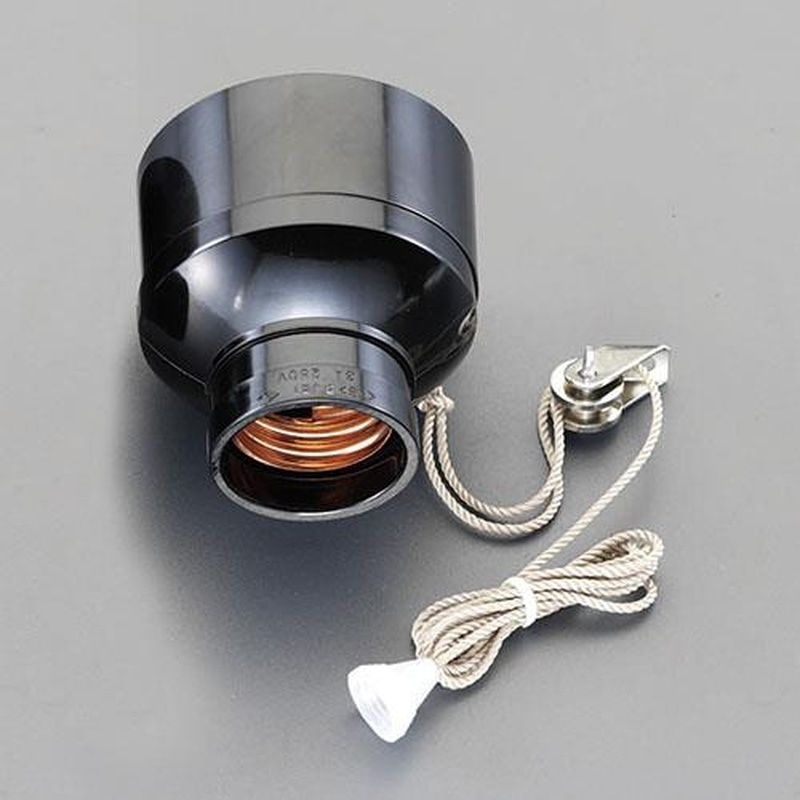 エスコ EA940C-102 250V/3A電球用ソケット(E26口金) 1個(ご注文単位1個)【直送品】