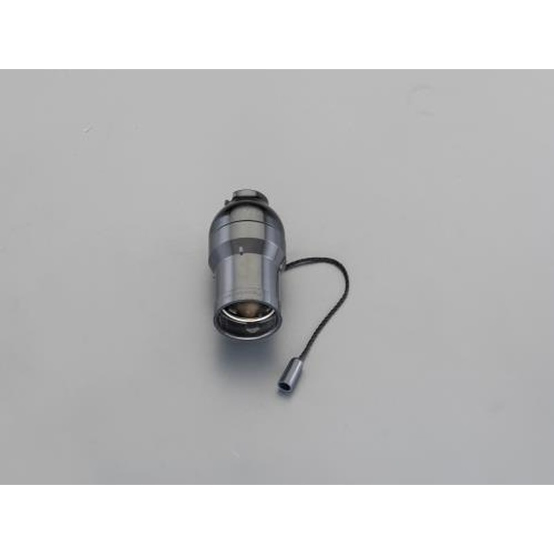 エスコ EA940C-112 250V/3A電球用ソケット(E26口金/プルスイッチ) 1個(ご注文単位1個)【直送品】